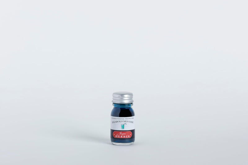 Jacques Herbin J. Herbin Fountain Pen Ink - 10 ml Bottled - Diabolo Menthe - Image 3